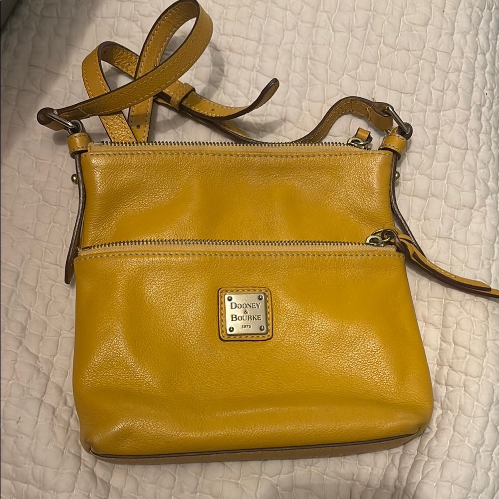Dooney & Bourke Mustard Crossbody Bag